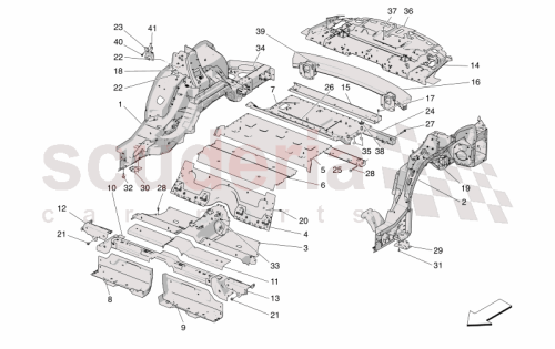Part Diagram for Maserati 673015549