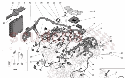 Part Diagram for Maserati 670054227