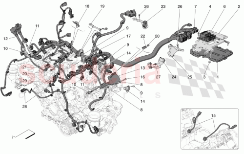 Part Diagram for Maserati 670352927
