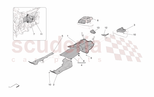 Part Diagram for Maserati 670301588