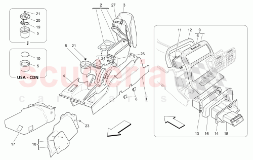Part Diagram for Maserati 981383200