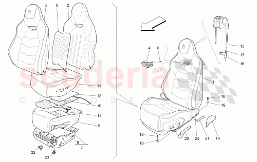 Part Diagram for Maserati 954873233