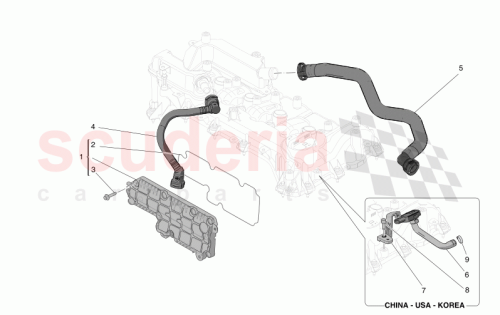 Part Diagram for Maserati 670054354