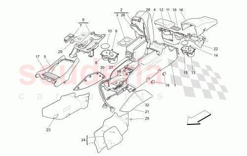 Part Diagram for Maserati 69890949