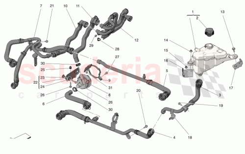 Part Diagram for Maserati 670306372