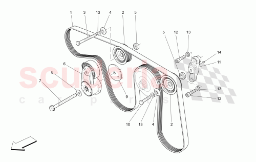 Part Diagram for Maserati 290822