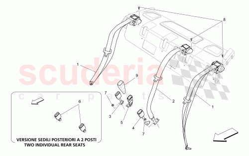 Part Diagram for Maserati 675000043