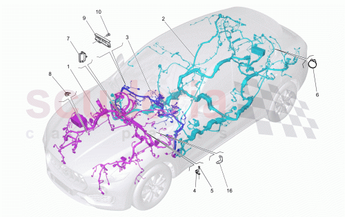 Part Diagram for Maserati 670105897