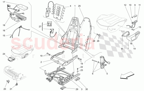 Part Diagram for Maserati 386900404