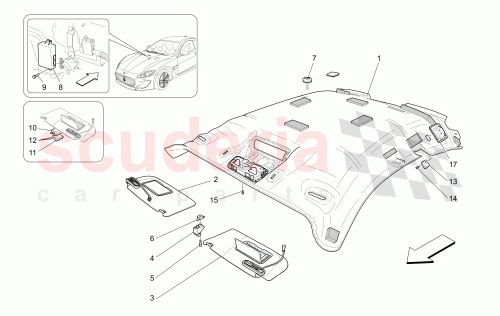 Part Diagram for Maserati 67823900