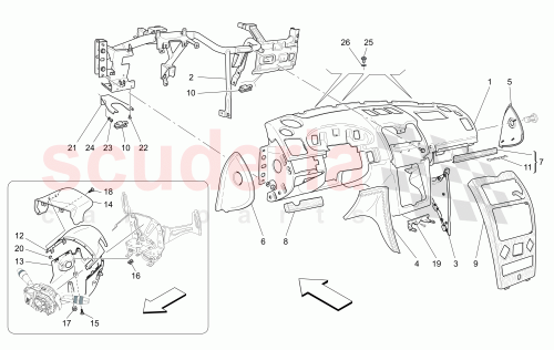 Part Diagram for Maserati 68949700