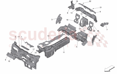 Part Diagram for Maserati 670217125