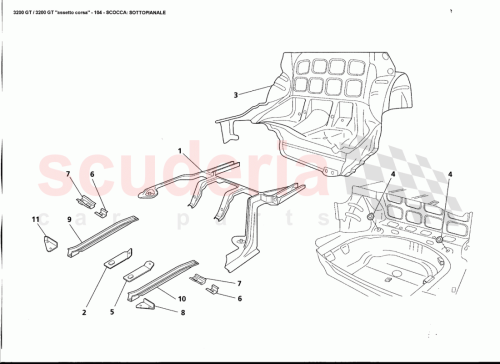 Part Diagram for Maserati 381300544