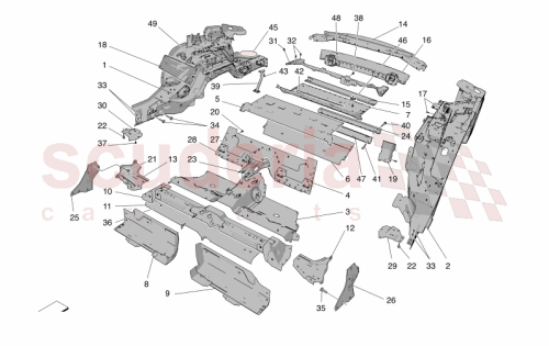 Part Diagram for Maserati 673016713