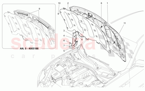 Part Diagram for Maserati 670001873