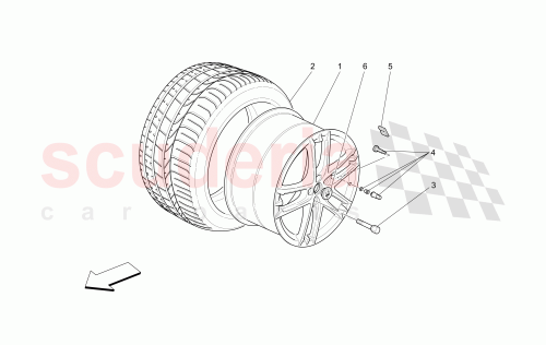 Part Diagram for Maserati 83078415