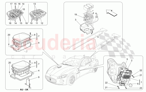Part Diagram for Maserati 245788