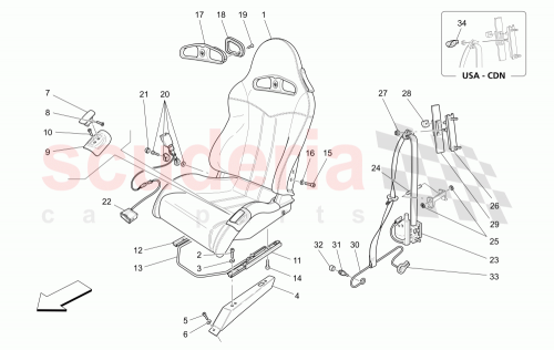 Part Diagram for Maserati 984501931