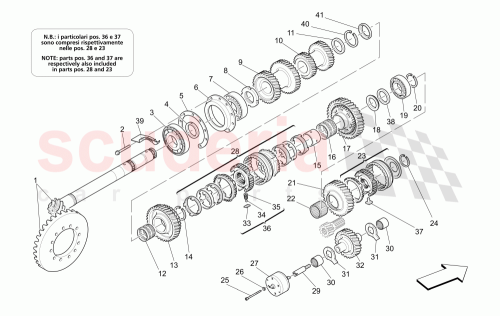 Part Diagram for Maserati 183975