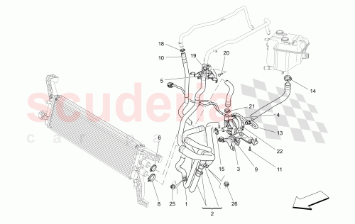 Part Diagram for Maserati 670038533
