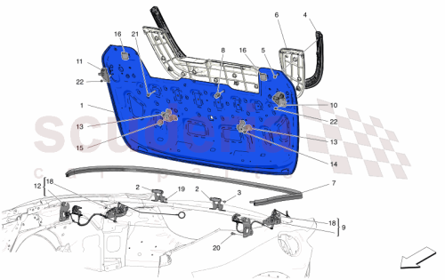 Part Diagram for Maserati 670213103