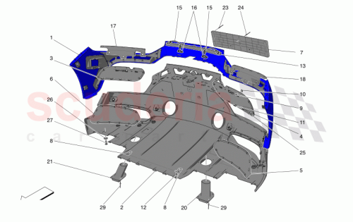 Part Diagram for Maserati 670212550