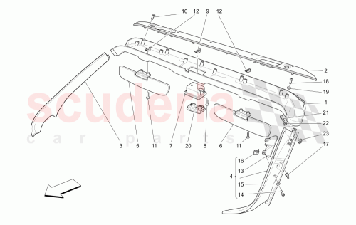 Part Diagram for Maserati 981105419
