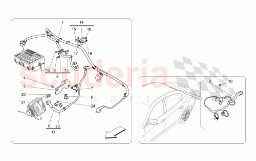 Part Diagram for Maserati 14362134