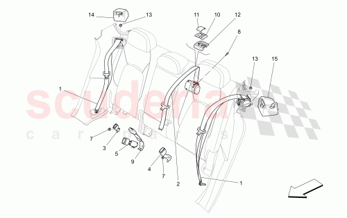 Part Diagram for Maserati 673007269