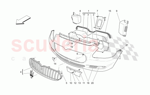 Part Diagram for Maserati 80370800