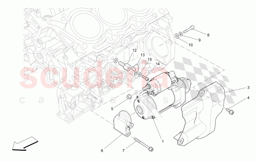 Part Diagram for Maserati 288457