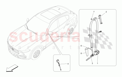 Part Diagram for Maserati 670039580