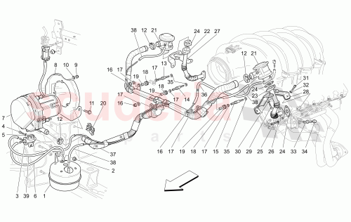 Part Diagram for Maserati 210203
