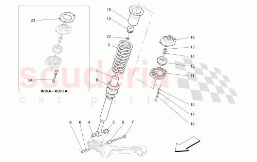 Part Diagram for Maserati 306181
