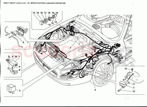 Part Diagram for Maserati 383000169
