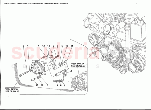 Part Diagram for Maserati 134700105