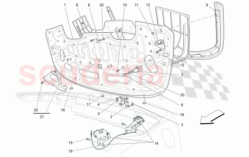 Part Diagram for Maserati 82836246