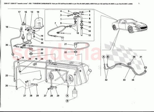 Part Diagram for Maserati 980001019