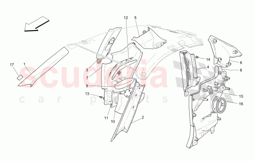Part Diagram for Maserati 959645000