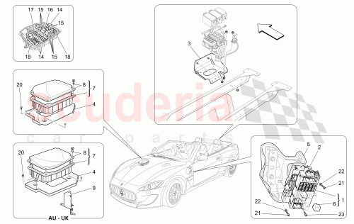 Part Diagram for Maserati 306300