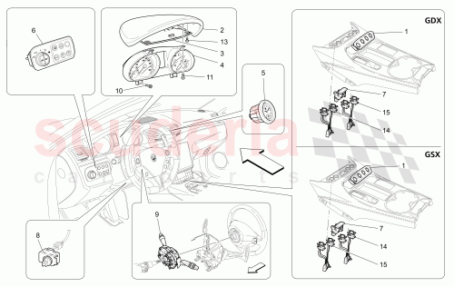 Part Diagram for Maserati 350631