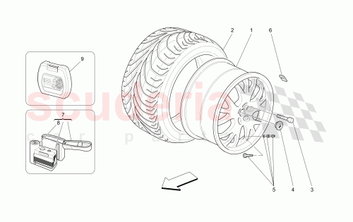 Part Diagram for Maserati 673007061