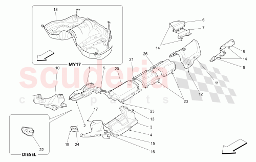 Part Diagram for Maserati 670009348
