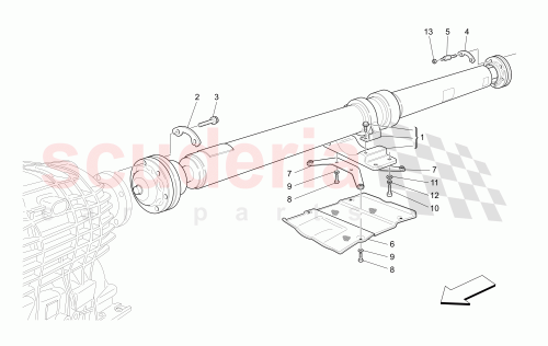 Part Diagram for Maserati 225155