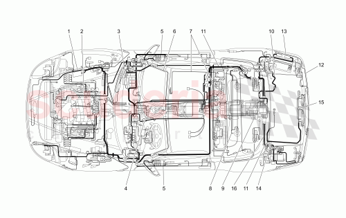 Part Diagram for Maserati 200550