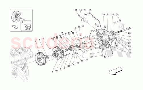 Part Diagram for Maserati 207700