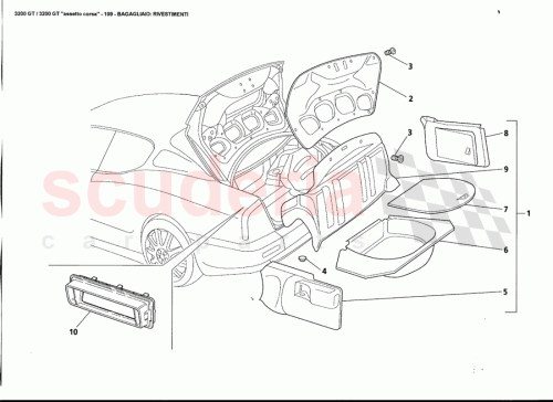 Part Diagram for Maserati 388100480