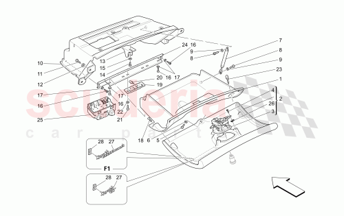 Part Diagram for Maserati 66915912