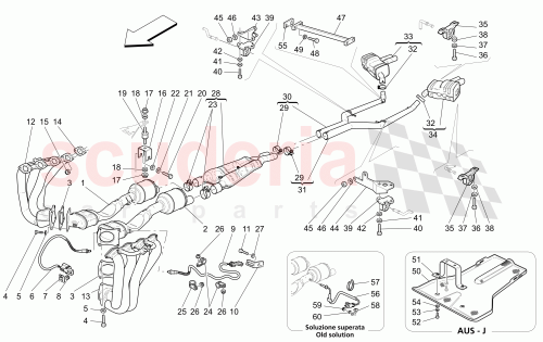 Part Diagram for Maserati 214444