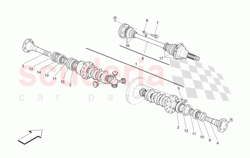 Part Diagram for Maserati 70006022
